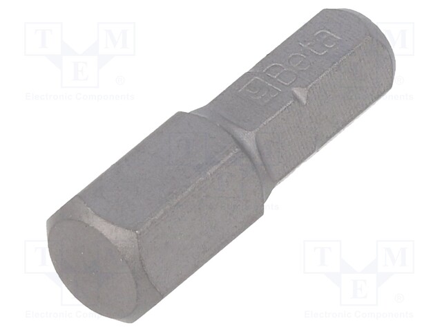 Screwdriver bit; Allen hex key; HEX 8mm; Overall len: 25mm