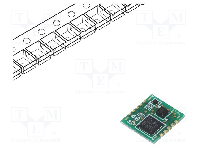 Sensor: vibration; 3-axis accelerometer; -30÷70°C; 2.1÷5.5VDC