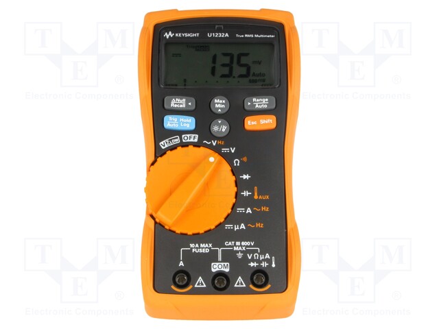 Digital multimeter; LCD (6600),bargraph; VDC: 600m/6/60/600V