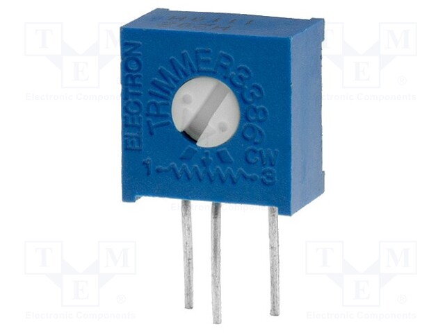 Potentiometer: mounting; single turn,vertical; 20kΩ; 500mW; ±10%