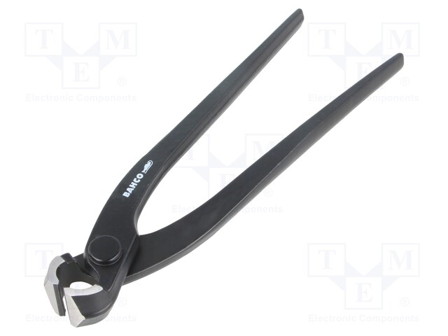 Concreters nippers; end,cutting; blackened tool; industrial