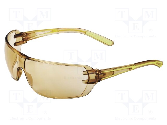 Safety spectacles; Lens: brown; Classes: 1; Series: HELIUM 2