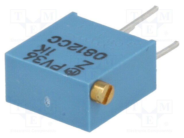 Potentiometer: mounting; vertical; 1kΩ; 500mW; THT; ±10%; linear