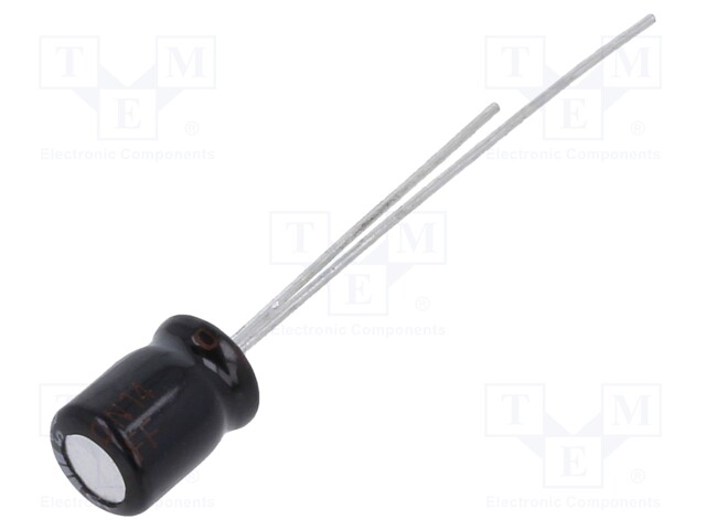 Electrolytic Capacitor, 10 µF, 50 V, KA Series, ± 20%, Radial Leaded, 1000 hours @ 85°C