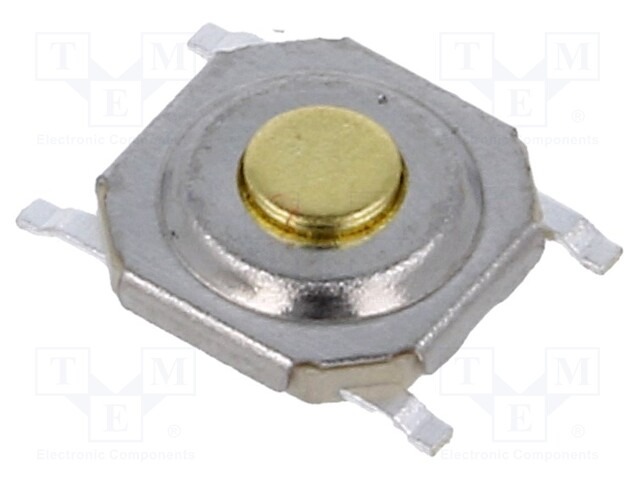 Microswitch TACT; SPST; Pos: 2; 0.05A/12VDC; SMD; none; 2.55N; 0.8mm