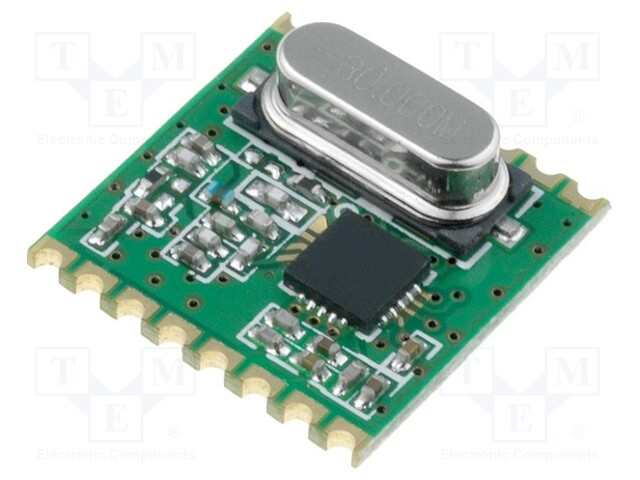 Module: RF; FM transceiver; FSK; 868MHz; SPI; -121dBm; 1.8÷3.6VDC