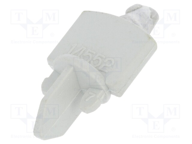 Wing head for cover screw; grey