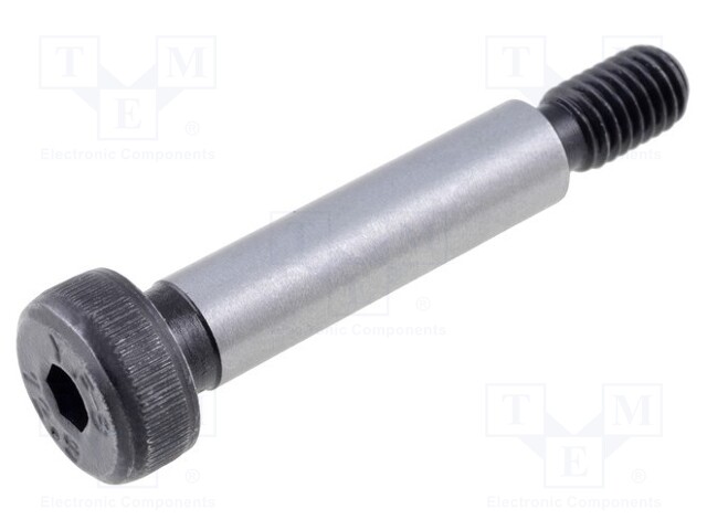 Shoulder screw; Mat: steel; Thread len: 9.5mm; Thread: M5; ISO: 7379