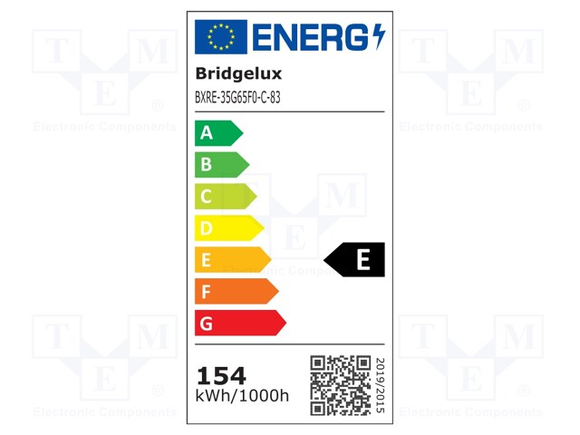 Power LED; COB; 120°; 1200mA; P: 62.4W; 11658lm; 28x28x1.65mm; V22