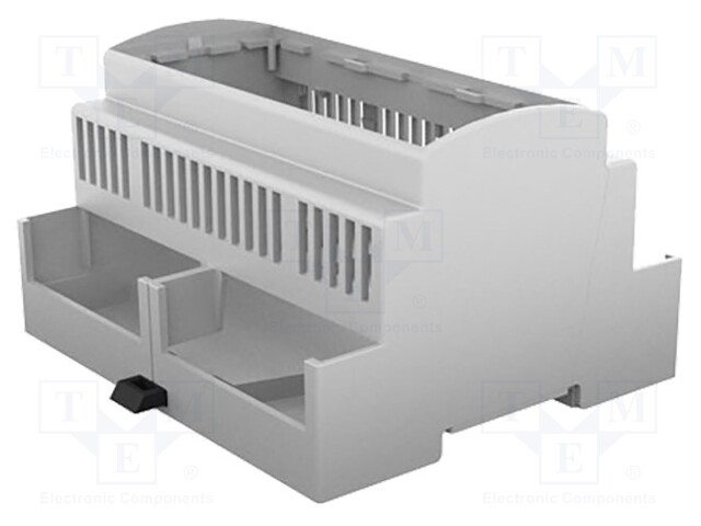 Enclosure: for DIN rail mounting; Y: 90.5mm; X: 106.3mm; Z: 62mm