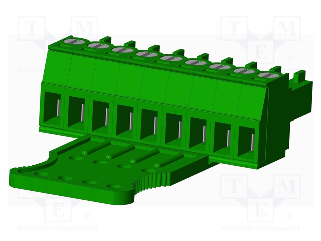 Connector: pluggable terminal block; plug; female; straight; 300V