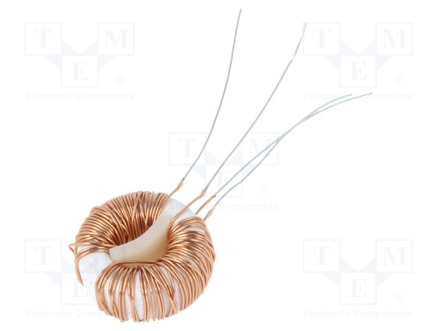 Inductor: wire; THT; 3.3mH; 300mA; 600mΩ; 230VAC; 12x5mm; -20÷+50%