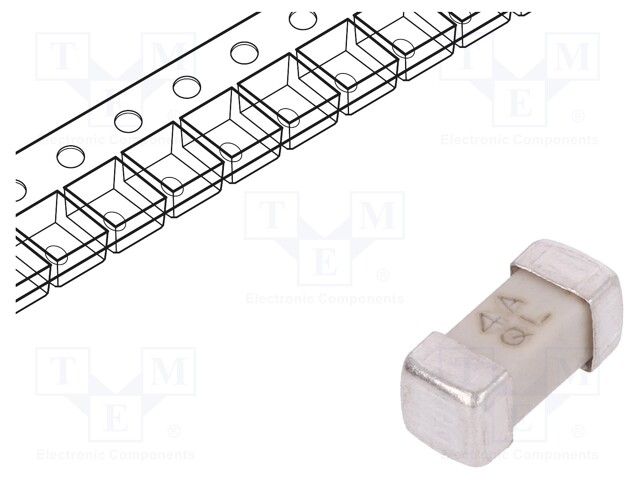 Fuse: fuse; quick blow; 4A; 125VAC; 125VDC; SMD; ceramic; Case: 2410