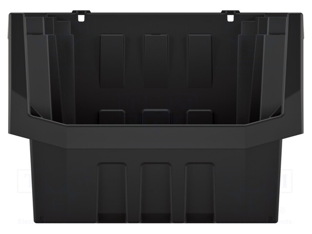 Container: cuvette; black; 396x380x282mm; TRUCK MAX; TRUCK MAX 40