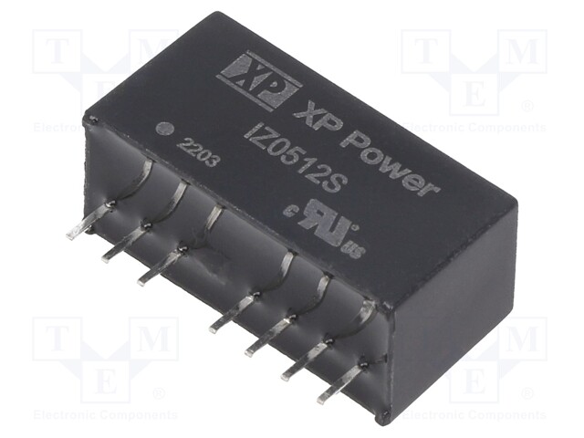 Converter: DC/DC; 3W; Uin: 4.5÷9V; Uout: 12VDC; Uout2: -12VDC; SIP