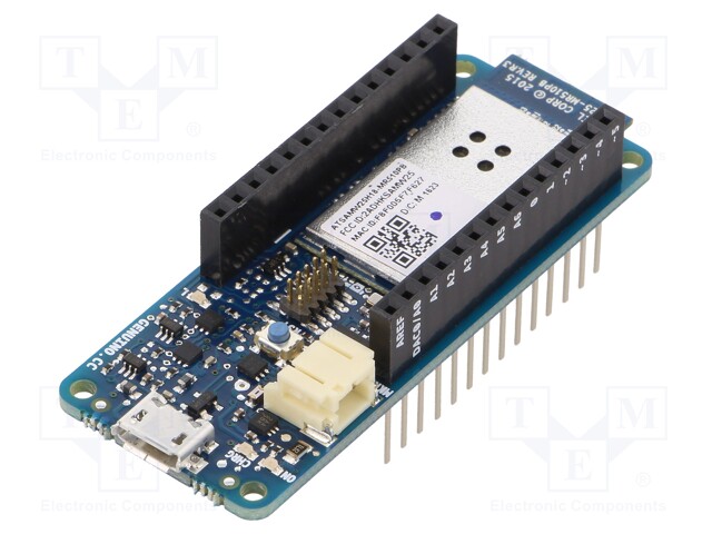 Dev.kit: Arduino; GPIO,I2C,SPI,UART,WiFi; Comp: ATSAMW25H18