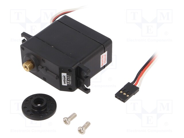 Motor: servo; 6÷7.4VDC; giant scale; analogue; 62g; metal; 180°