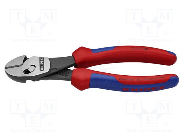 Pliers; side,cutting; 180mm; Cut: with side face