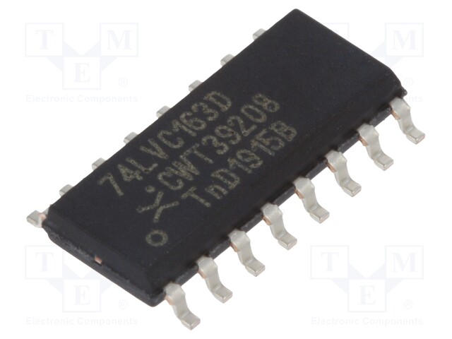 IC: digital; 4bit,binary counter,synchronous reset; Series: LVC