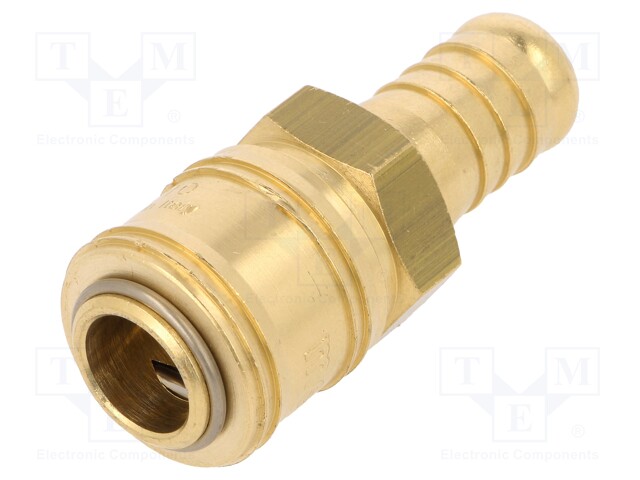 Quick connection coupling EURO; with bushing; brass