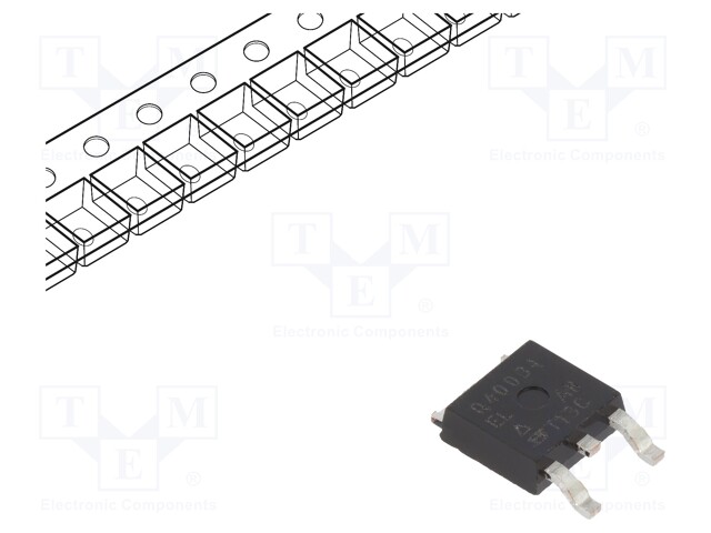 Transistor: P-MOSFET; unipolar; -30V; -94A; 45W; DPAK