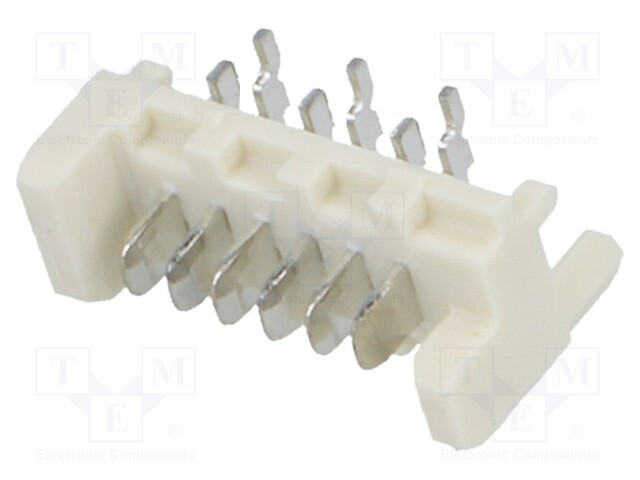 Socket; wire-board; male; PIN: 6; 1.27mm; SMT; PicoFlex; 1.2A; tinned