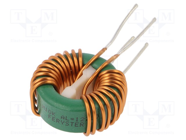 Inductor: wire; THT; 1.5mH; 15A; 10mΩ; 230VAC; 17x9mm; -20÷+50%