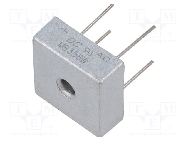 Bridge rectifier: single-phase; Urmax: 800V; If: 35A; Ifsm: 400A