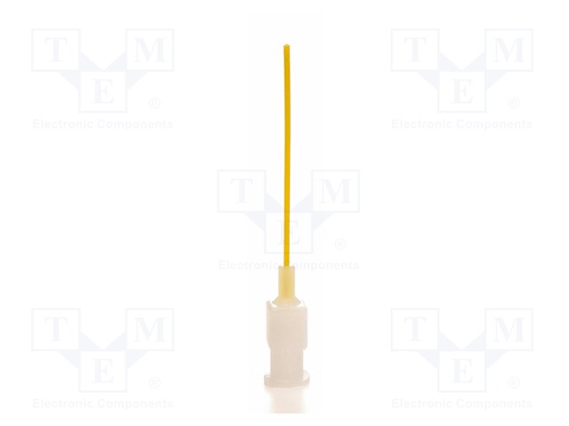 Dispensing Tip, Flexible, Polypropylene, TS-P Series, Yellow, 1.25 ", 50 Pack