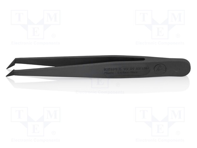 Tweezers; Blade tip shape: sharp; Tweezers len: 110mm; ESD