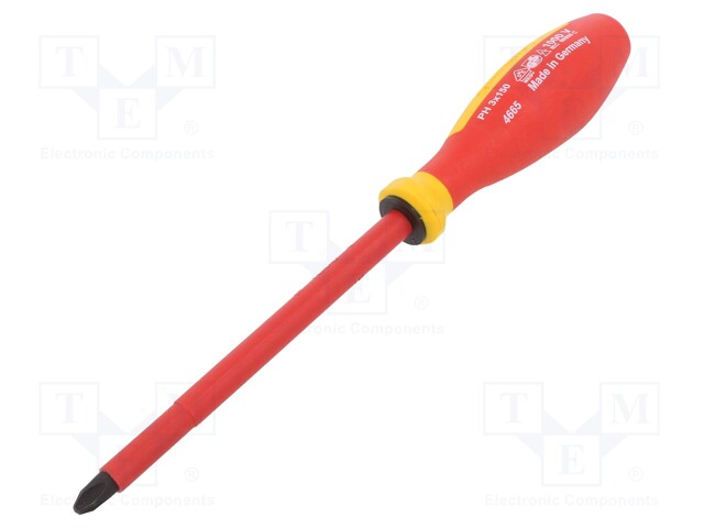 Screwdriver; insulated; Phillips; PH3; Blade length: 150mm; 1kVAC