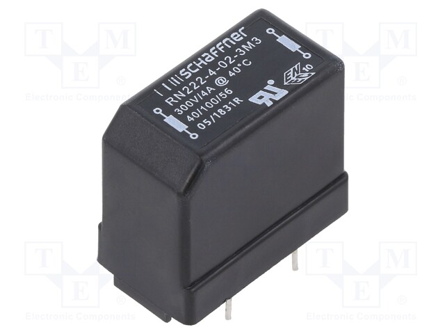 Inductor: wire with current compensation; THT; 3.3mH; 4A; 46mΩ