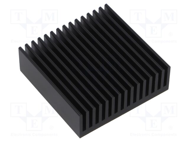 Heatsink: extruded; grilled; black; L: 50mm; W: 50.8mm; H: 16.51mm