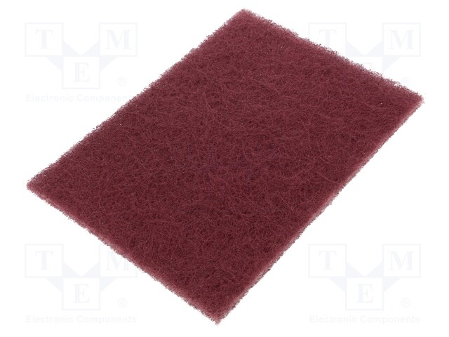 Wipe: micro abrasives material; 158x224mm; Colour: brown