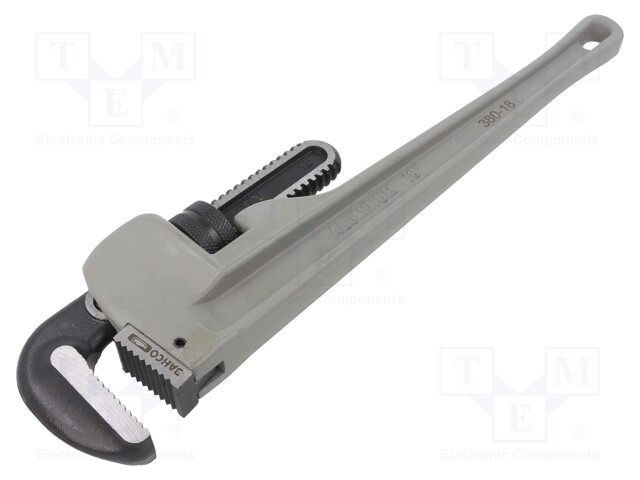 Wrench; adjustable; 457mm; Max jaw capacity: 64mm