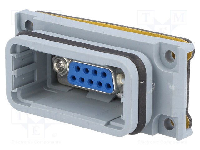 Transition: D-Sub coupler; PIN: 9; Variosub; Locking: latch; IP67