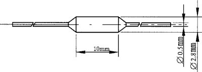 Fuse: thermal; 3A; 75°C