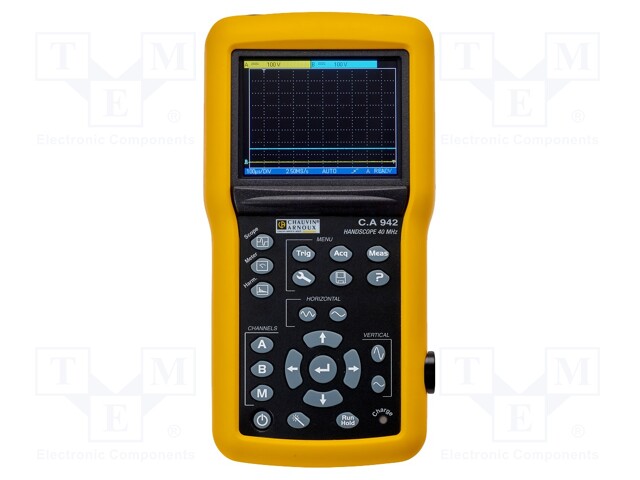 Handheld oscilloscope; 40MHz; colour,LCD 3,5" (320x240); Ch: 2