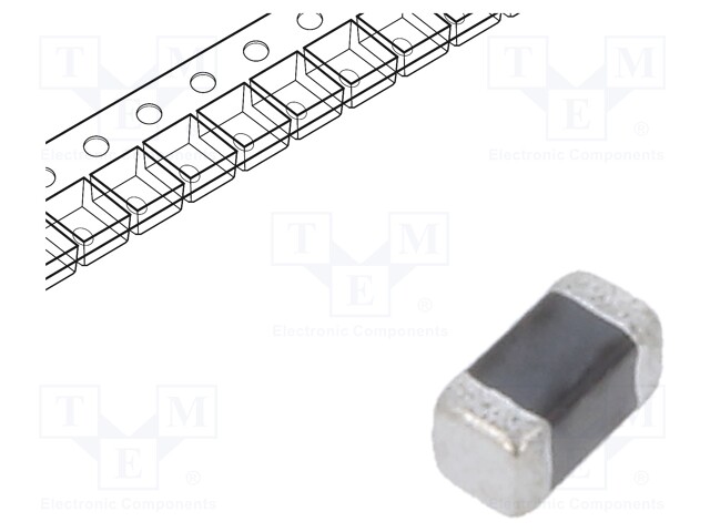 Inductor: ferrite; SMD; 0603; 10uH; 200mA; 250mΩ; 2MHz; -55÷125°C