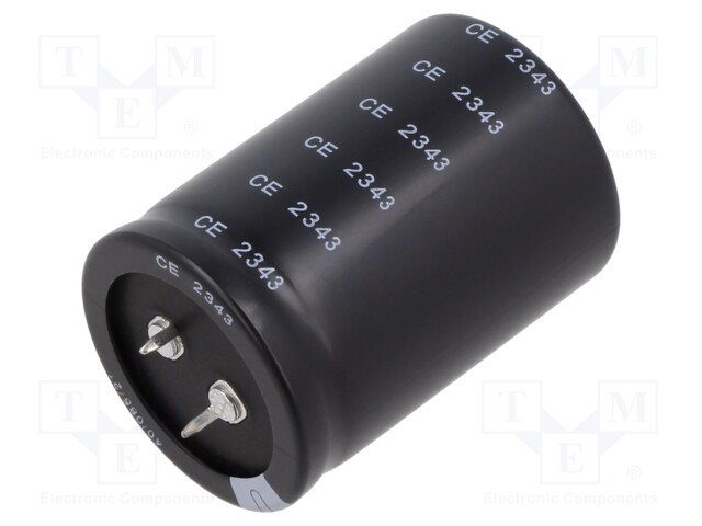 Capacitor: electrolytic; SNAP-IN; 10000uF; 80VDC; Ø35x60mm; ±20%