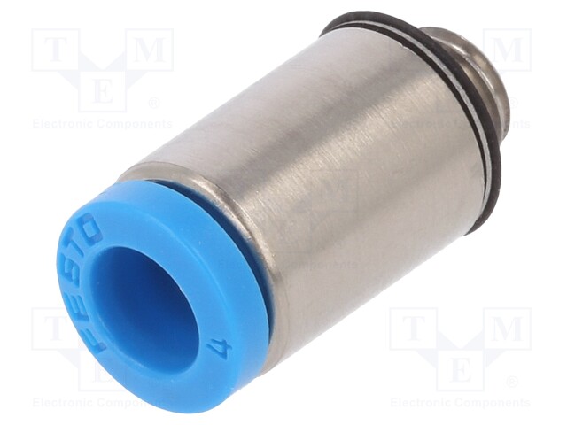 Push-in fitting; threaded,straight; M5; outside; -0.95÷6bar