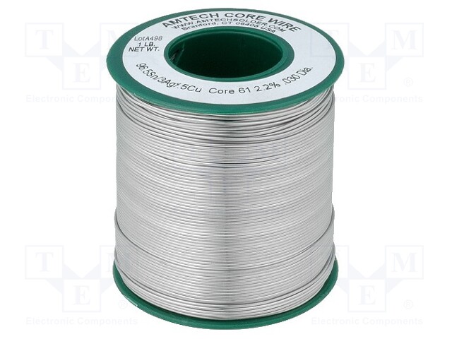 Soldering wire; Sn96,5Ag3Cu0,5; 0.75mm; 450g; lead free; 217°C