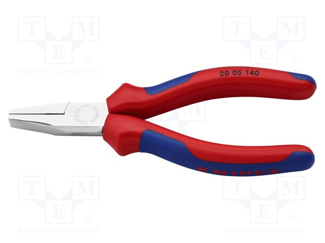 Pliers; flat; 140mm; Conform to: DIN/ISO 5745