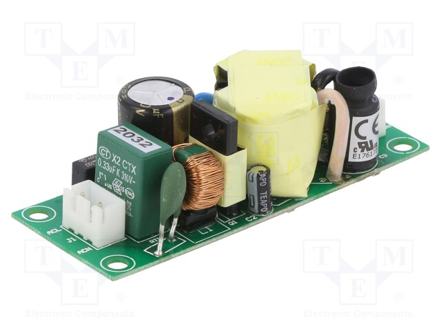 Converter: AC/DC; 25W; 90÷264VAC; Uout: 5VDC; Iout: 4A; 81%