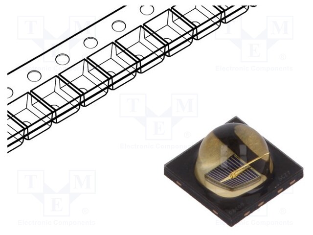 IR transmitter; 950nm; 425mW; 45°; SMD; Dim: 3.95x3.95x2.41mm; 1A