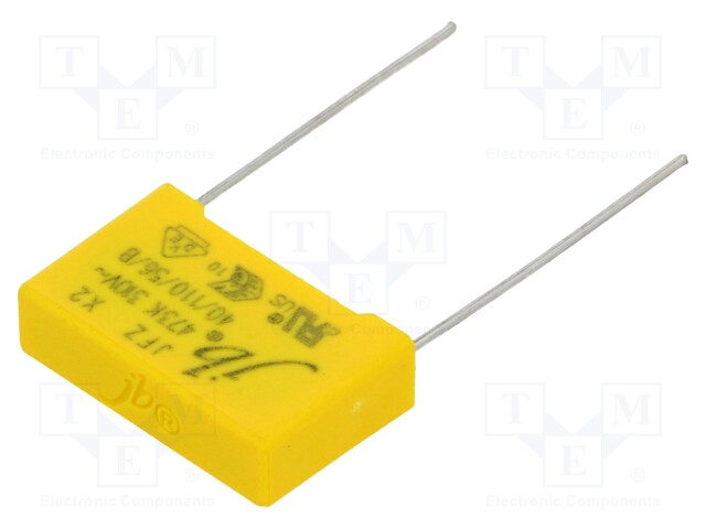 Capacitor: polypropylene; X2; 47nF; 15mm; ±10%; 18x16x10mm; 310VAC