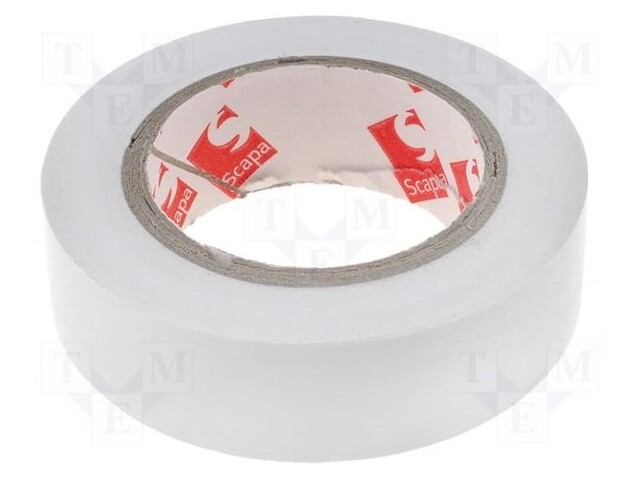 Tape: insulation; W: 50mm; L: 25m; white