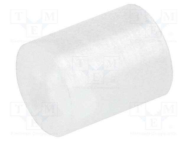 Spacer sleeve; LED; Øout: 5mm; ØLED: 5mm; L: 6mm; natural; UL94V-2