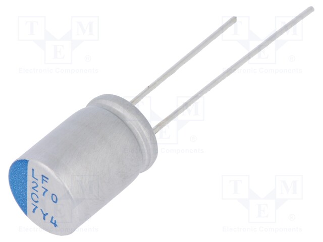 Capacitor: polymer; 270uF; 16VDC; ESR: 9mΩ; PLF; THT; ±20%; -55÷105°C