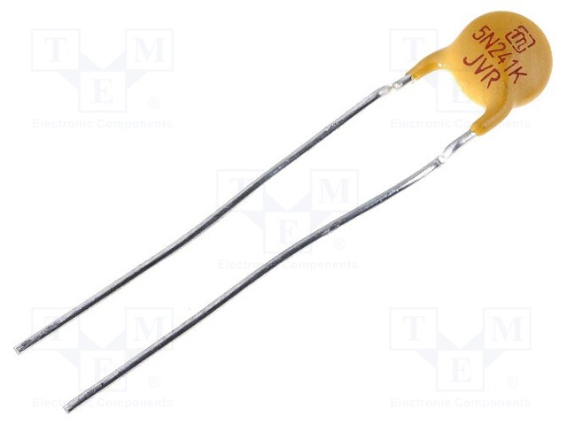 Varistor: metal-oxide; THT; 150VAC; 200VDC; 240V; ±10%; 100A; 8.4J
